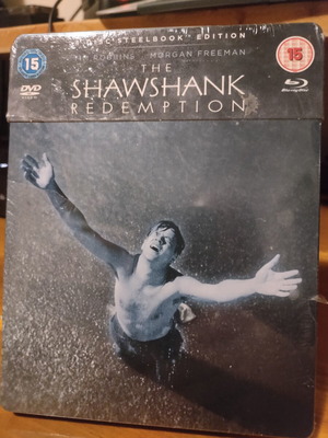 The Shawshank Redemption 4-Disc Steelbook Blu-Ray New, English Subtitles