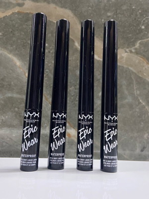 Nyx Epic Wear waterproof eyeliners like new, pack with gifts