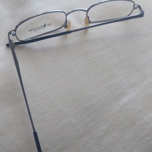Polo Ralph Lauren metal eyeglass frame like new, blue