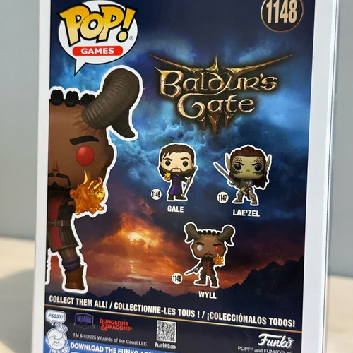 Funko Pop Baldurs Gate 1148 Wyll new