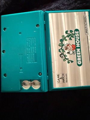 Nintendo Green House Game & Watch Series μεταχειρισμένο χωρίς καπάκι μπαταριών