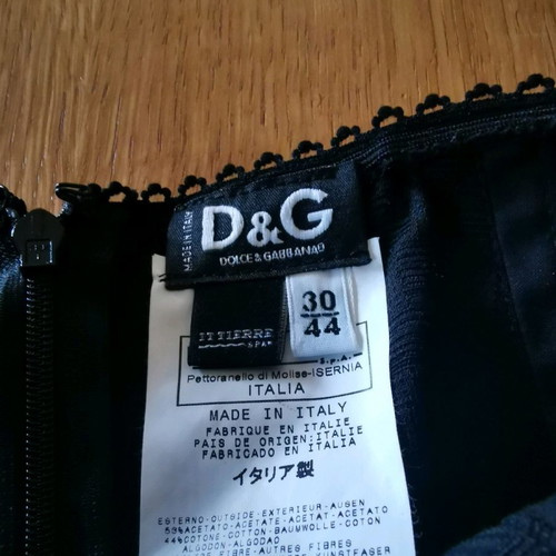 Φούστα Dolce & Gabbana μαύρη pencil medium μεταχειρισμένη