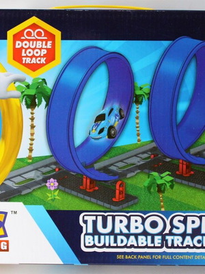 Sony The Hedgehog Turbo Speed Buildable Double Loop Track Set с кола нов
