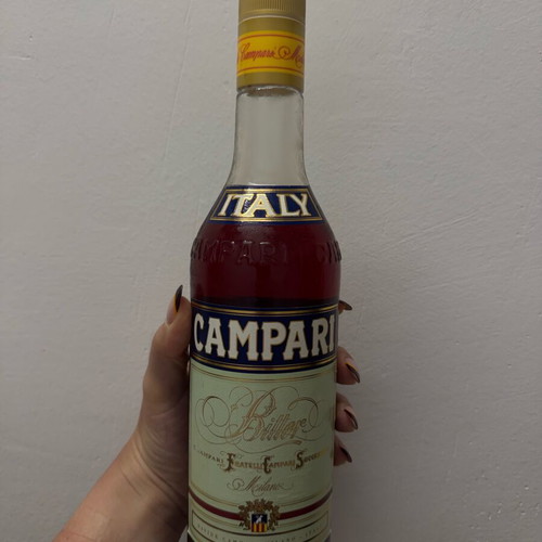 Campari vintage bottle like new, 70s-80s