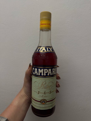 Campari vintage bottle like new, 70s-80s