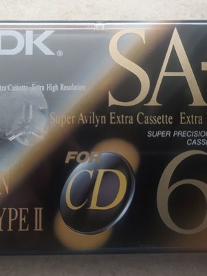 TDK SA-X60 κασέτες κενές καινούργιες, παλιό νέο απόθεμα, 5 τεμάχια