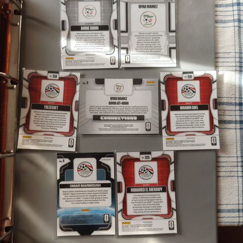 Prizm Silver Cards Egypt & Algeria World Cup 2026 combo new