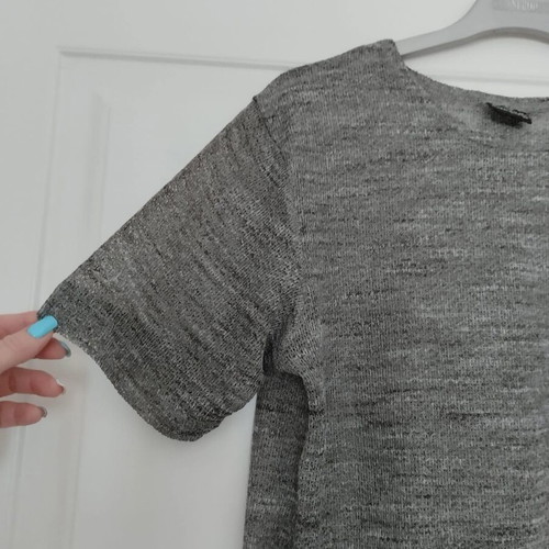 Vintage Adessa Woman blouse like new, grey, size 36 (fits S/L)