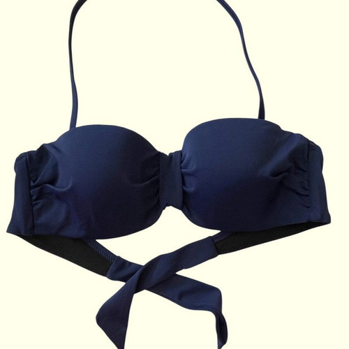 Angel Mare strapless swimsuit blue new, sizes 70B, 70C, 70D