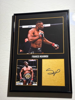 Francis Ngannou UFC memorabilia poster new