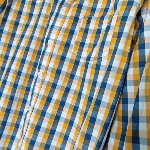Sfera checked shirt for boys 11-12 years like new, blue/yellow