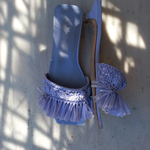 Ash sandals used, purple, size 39, low heel