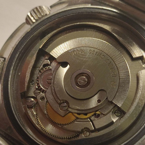 Rumanel Datostar Compressor Automatic Swiss Made watch used, blue dial