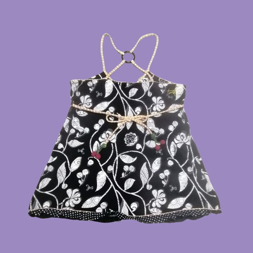 Love Lolita Summer Black and White Top Medium Used