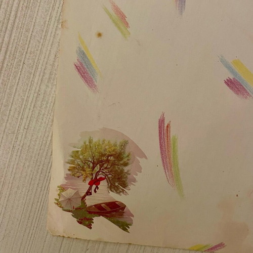 Vintage letter glue used from the 1990s