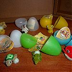  ANIMAL BABIES AND EGGS ΑΥΓΑ TOYS FIGURES RARE !!