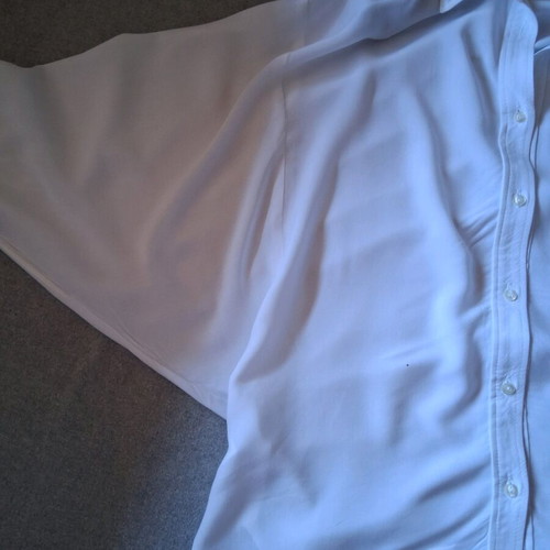 Sarah shirt used, white, size XXL, 3/4 batwing sleeve