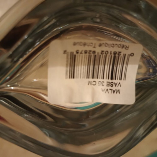 Costa Boda vase like new, heavy crystal