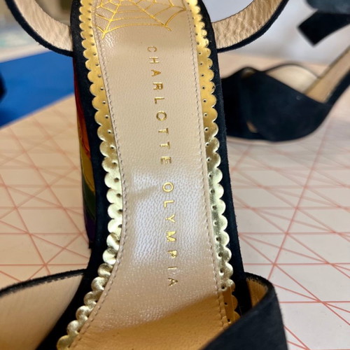 Πέδιλα Charlotte Olympia rainbow καινούργια, νούμερο 37