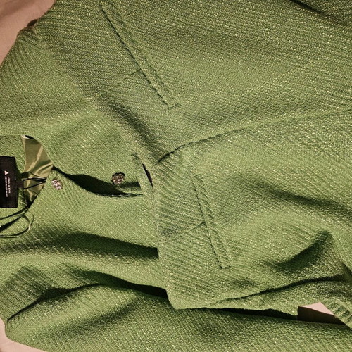 Zara set jacket with shorts like new, green