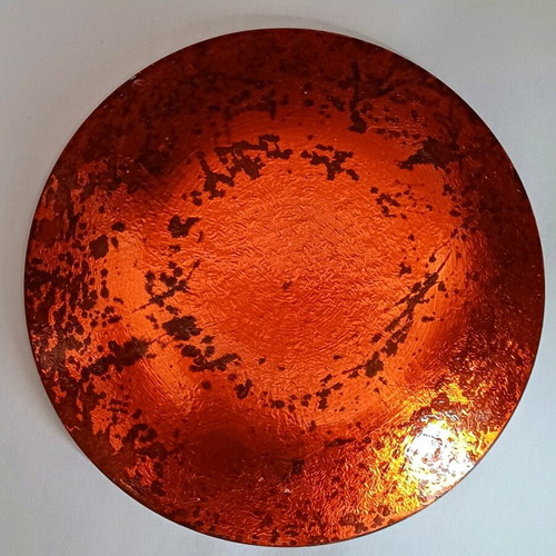 IVV decorative glass plates like new, set of 2, 15cm