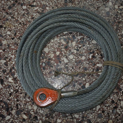 Steel wire rope 16mm x 30 m used, rust-free