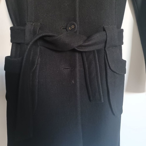 Miss Sixty wool coat used, black, size S
