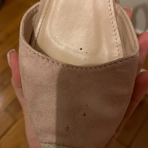 Espadrilles pink used, size 39, wedge sandals