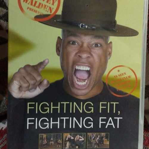 Fighting Fit, Fighting Fat DVD like new, presented by Harvey Walden