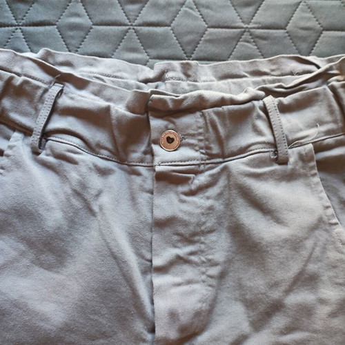 Slouchy paperbag women's pants size S/M like new gray