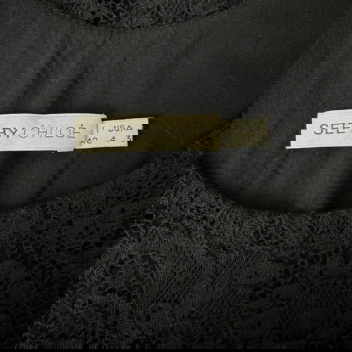 See by Chloe Δαντελένιο Φόρεμα Μαύρο Καλής Κατάστασης, Μέγεθος 36