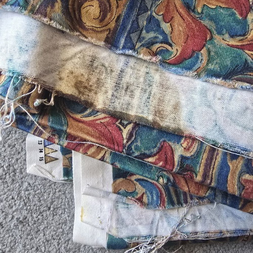 Vintage fabric with classic design used, 6.12m length 1.36m width