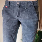 Miss Sixty Vintage "Thierry" χαμηλοκάβαλο jeans καινούργιο, μαύρο με γκρι ξεβάμματα