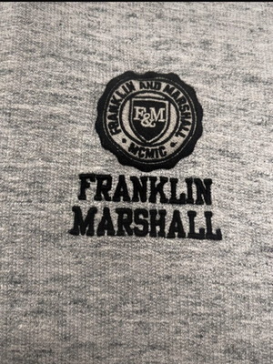 Franklin Marshall sleeveless sweatshirt like new, gray, size M