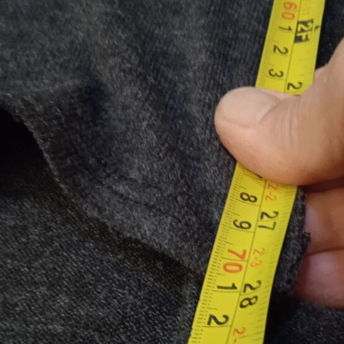 Winter dress gray soft, like new, sizes L and XL