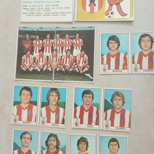 Calciatori Stickers Vicenza 1977/78 like new