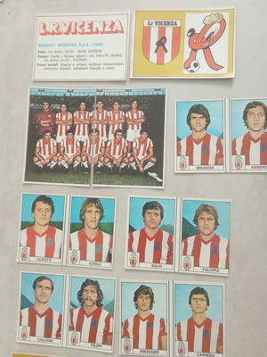 Calciatori Stickers Vicenza 1977/78 like new