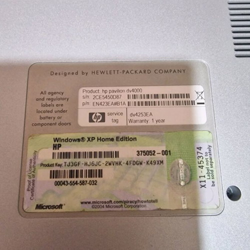 HP DV 4000 used for parts or repair