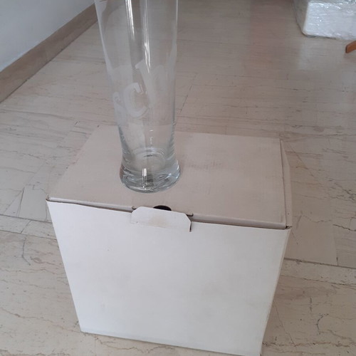 Fischer beer glasses new, set of 6, 500 ml