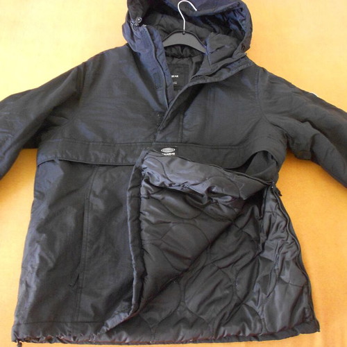 Overhead jacket Pull & Bear large black like new winter