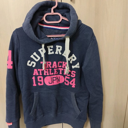 Superdry sweatshirt medium used, blue, warm and thick