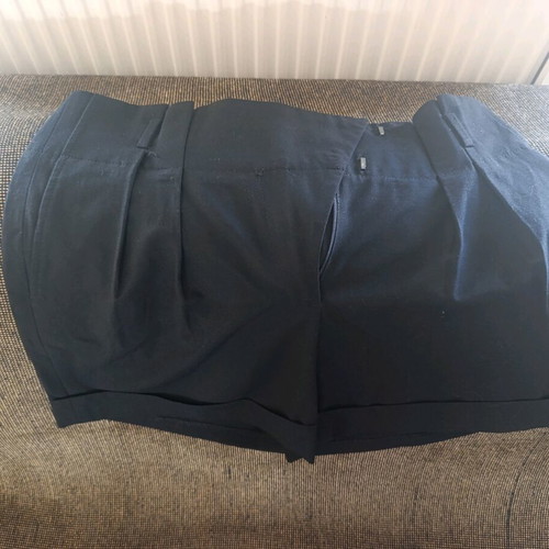 Zara shorts Medium black like new