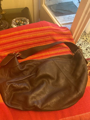 Furla vintage leather handbag new, brown