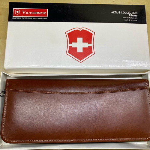 Victorinox leather wallet women's new