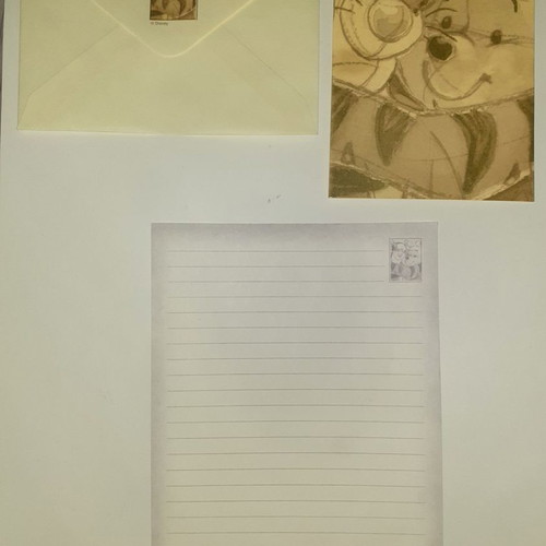 Winnie stationery set new, 2 pieces