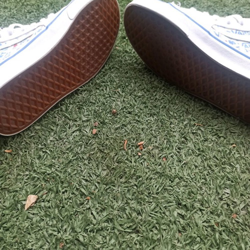 Vans Old School High boots size 38 like new, white