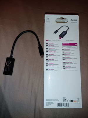 HAMA Mini DisplayPort to HDMI to Type-C Adapter like new