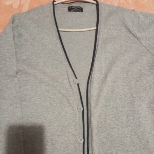 Zara men's cardigan like new, gray, size M