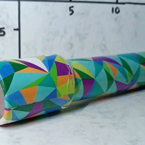 Kaleidoscope old Greek used, 20 cm, 60s-70s