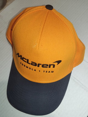 Καπέλο McLaren Formula 1 Team καινούργιο, πορτοκαλί (papaya) και μαύρο, ρυθμιζόμενο snapback